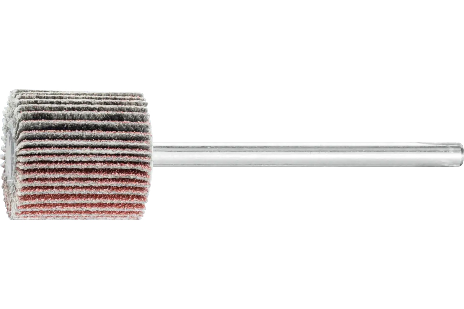 Picture of Pferd Mounted Flap Wheel, 5/8" X 5/8, 120 Grit, 1/8" Shank, Aluminum Oxide